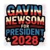 Gavin Newsom for President 2028 Sticker Newsom 2028 Patriotic Election