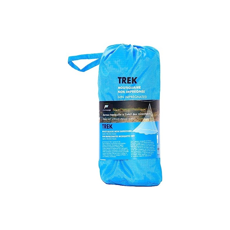 PHARMAVOYAGE Trek Mosquito Net, Blue, 1 Person