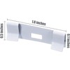 Vertical Blind Repair Vane Savers,Louver Replacement Parts Maintenance Clips/Blind Fixers,White