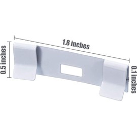 Vertical Blind Repair Vane Savers,Louver Replacement Parts Maintenance Clips/Blind Fixers,White (10)
