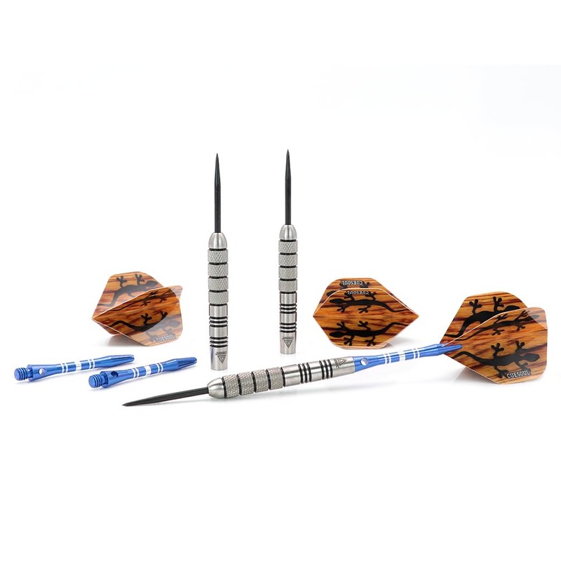 CUESOUL Tungsten Steel Tip Darts Set 95% Tungsten-22 Grams Tungsten
