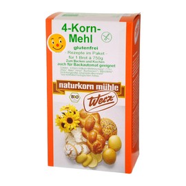 Werz 4-Korn-Vollkornmehl, 500 g