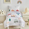 DuShow Car Cot Bed Duvet Cover Set,Soft Toddler Bedding Set