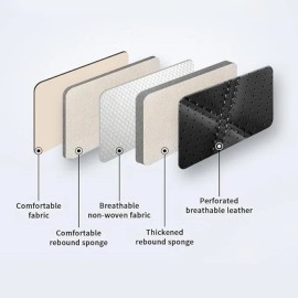 Unbranded Full Set Car Seat Covers For Volkswagen Taos 2021-2024 Faux Leather Protector