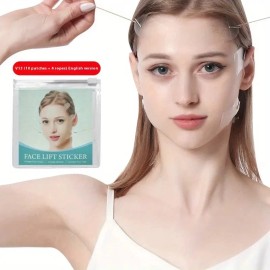 V-Face Lifting Tape Invisible Clear Facial Stretching Strips Slimming Shaping
