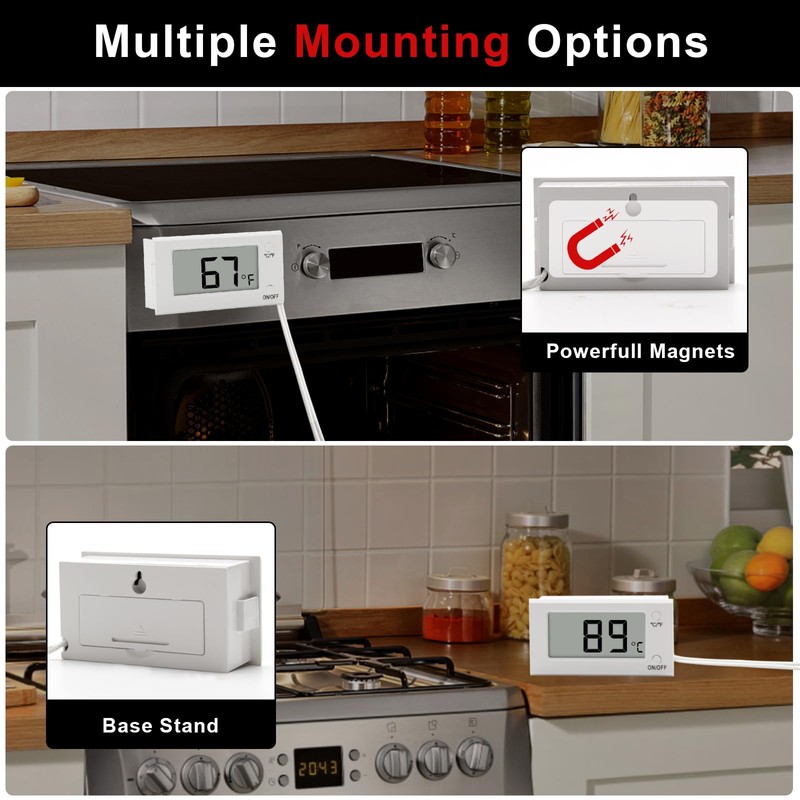Digital Oven Thermometer with Probe Grill Meat Thermometer up to