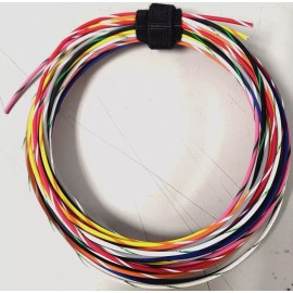 ACDC AUTOMOTIVE WIRE 18 AWG HIGH TEMP GXL STRANDED 8 STRIPED COLORS 25 FT EA LOT B