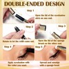 Prreal Eyeshadow Stick,Dual End Shimmer Eyeshadow Stick,Pearl Eyeshadow Pencil Crayon,Waterproof