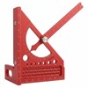HOKIMEEN 3D Multi Angle Measuring Ruler, Plastic Woodworking Square with
