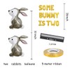 KUNGOON Some Bunny Is Two Letter Banner Balloons,Funny Bunny 2nd