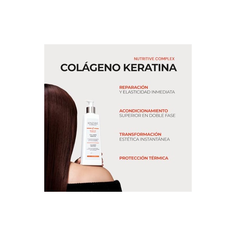 Senzáre Professional Nutritive Complex Colágeno Keratina Tratamiento Biorestaurador 1 Litro
