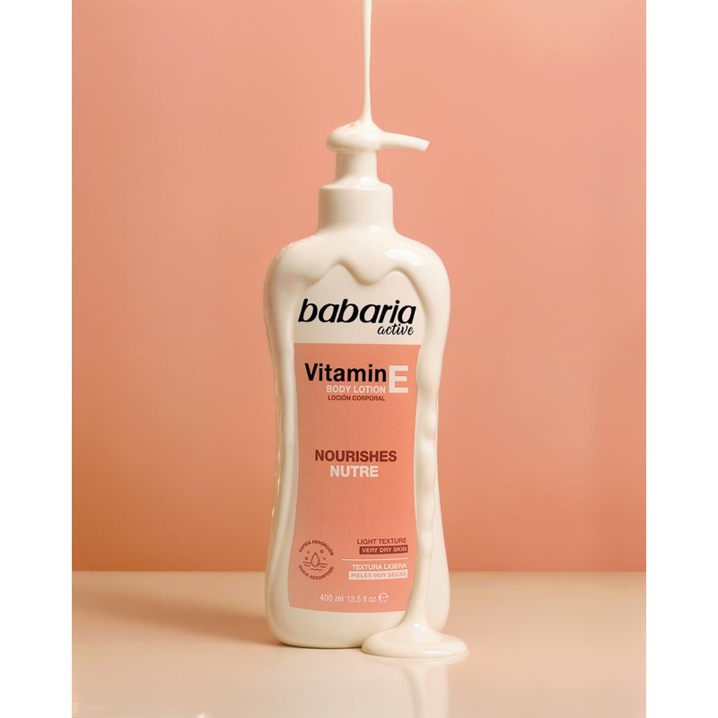 Babaria Körpercreme mit Vitamin E | Body Milk 400 ml