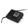 VBESTLIFE Portable Mini Radios FM/MW/SW Receiver w/ Digital Alarm Clock