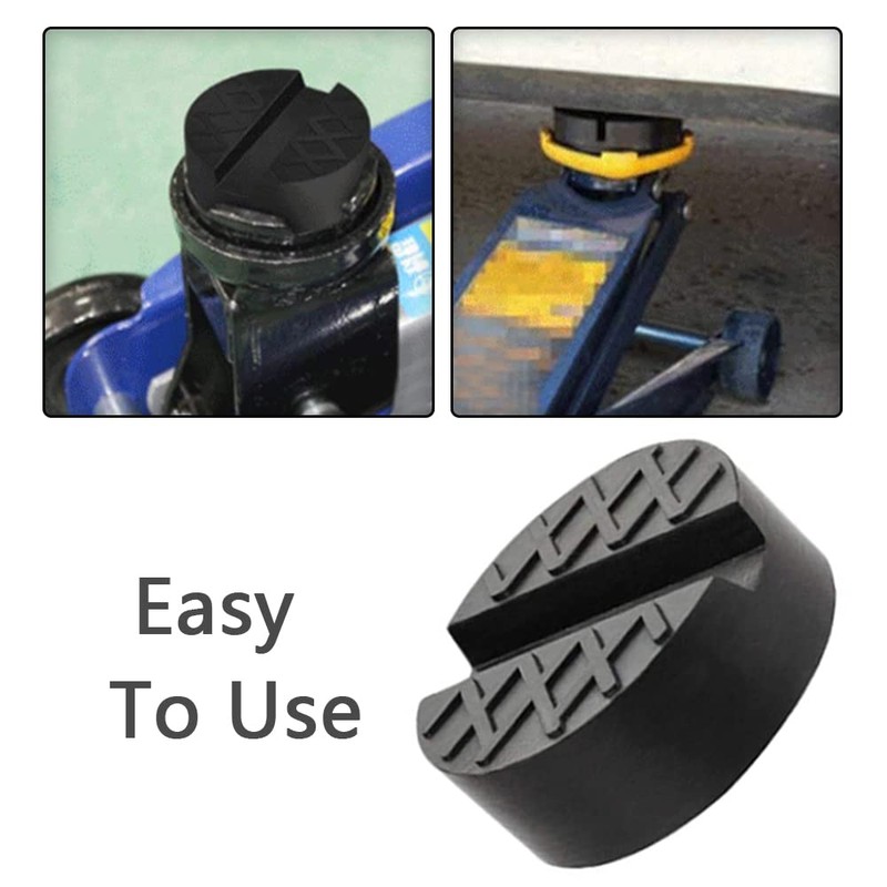 Car Jack Pad Slotted Trolley Jacking Rubber Blocks Cars Repair