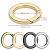 Hysagtek Spring O Rings, 16 Pcs Round Spring Snap Clip