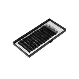 Alluring 100% Real Siberian Mink Eyelash Extensions Natural Look & Soft Feel, Individual Lash Trays for Professional Salon Use (C Curl, Classic, Hybrid Sets) (C Curl, 11mm)
