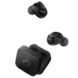 GLIDiC Sound Air TW-5000s True Wireless Earbuds - Auriculares in-ear Bluetooth con micrófono, sonido estéreo Pro a prueba de sudor para deportes, entrenamiento, gimnasio con funda de carga, Negro