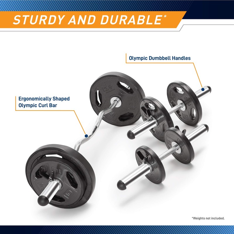 Marcy Olympic (Fit 2-inch Plates) Hollow Bar Kit ODC-21