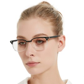 OCCI CHIARI Men and Women Reading Glasses Reader Magnification Transparent 0 1.0 1.25 1.5 1.75 2.0 2.25 2.5 2.75 3.0 3.5