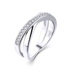 Starchenie Engagement Ring Wedding Rings Women's Wrap Ring Silver 925