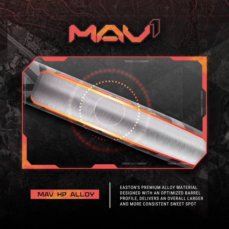 Easton | MAV1 Baseball Bat | USSSA | -10 |