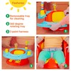 Bright Starts 3-in-1 SuperSeat Playful Paradise, Baby Activity Seat with