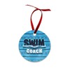 Mystic Sloth Swim Family Double Sided Ornaments (Coach)