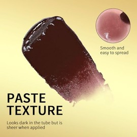 Honey Lipstick Sheer Tinted Lip Balm, Hydrating & Nourishing, Natural Glossy Finish, Moisturizing Lip Color for All Skin Tones Women, Black