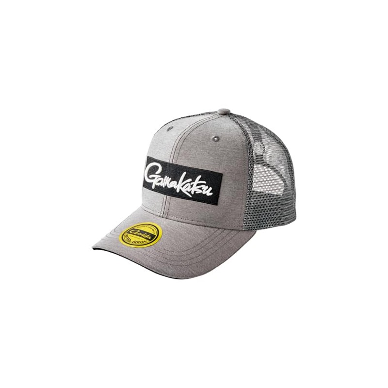 Gamakatsu GM9104 Half Mesh Cap (Box Logo) Gray L