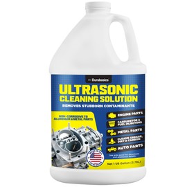 Durabasics [1 Gallon] Ultrasonic Cleaner Solution – Heavy-Duty Parts Cleaner & Carburetor Cleaning Solution – Perfect for Engine & Automotive Parts – Helps Remove Carbon, Grease – Safe on Most Metals