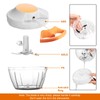 Manual Food Processor Vegetable Chopper, Portable Hand Pull String Garlic