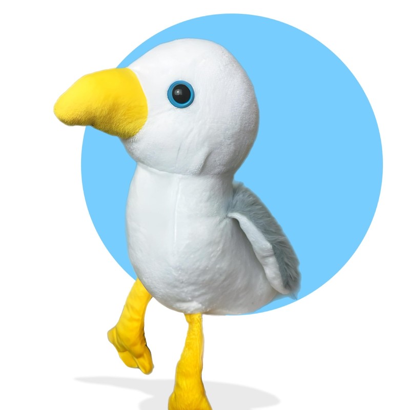 Gully Seagull Plush Toy, Kids Gift
