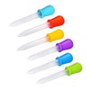 Color Random Children Dropper with Scale, Washable Reusable Infant Droppers