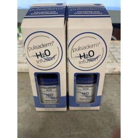 H2O LOT OF 2- Pulsaderm - H2O Infusion - 1 fl. oz. HARD TO FIND FREE SHIPPING