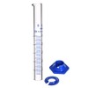 Thick Glass Graduated Cylinder Measuring Liquid Lab Cylinders with Anti-Falling