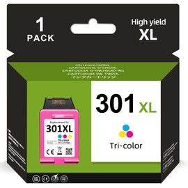 301XL Printer Cartridges, 301 Colour XL Replacement for HP 301 Printer Cartridges Colour Compatible with HP DeskJet 2540 2050 2510 1050 1510 3050 1000 1010 Envy 4500 4504 5320 5530 45 07 OfficeJet