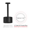 MECCANIXITY 10 Teeth E26/E27 Socket Ring Removal Tool T Type