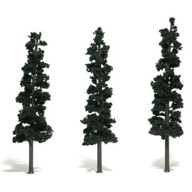 Conifer Green Ready Made Pines 7" - 8" Woodland Scenics