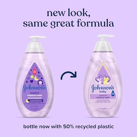 Johnson's Tear-Free Bedtime Baby Moisture Wash with Soothing NaturalCalm Aromas, 27.1 fl. oz