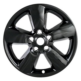 DeluxeAuto 2013 2014 2015 Dodge RAM 1500 20" Black Wheel Skins/Hubcaps (Set of 4). FIT 20" Alloy Wheels ONLY!