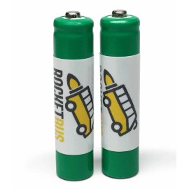 Rocketbus 2 Rechargeable Batteries for Enegg Wireless Home Security Driveway Alarm
