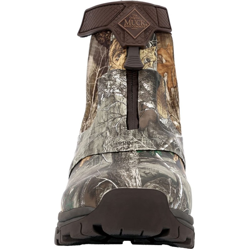 Muck Boot Men's Apex Mid Zip Boot Outdoor, Realtree Edge,