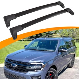 Snailfly Roof Rack Cross Bars Fit for 2018-2024 Lincoln Navigator & Ford Expedition CrossBars Black Rooftop Cargo Carrier