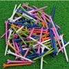 KOFULL Kunststoff-Golf-Tees, Zero Friction Tour, Golf-Tees, Größe 70 mm, 100