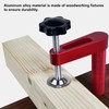 2Pcs Bench Dog Clamp Aluminum Alloy Hold Down Bench Hole