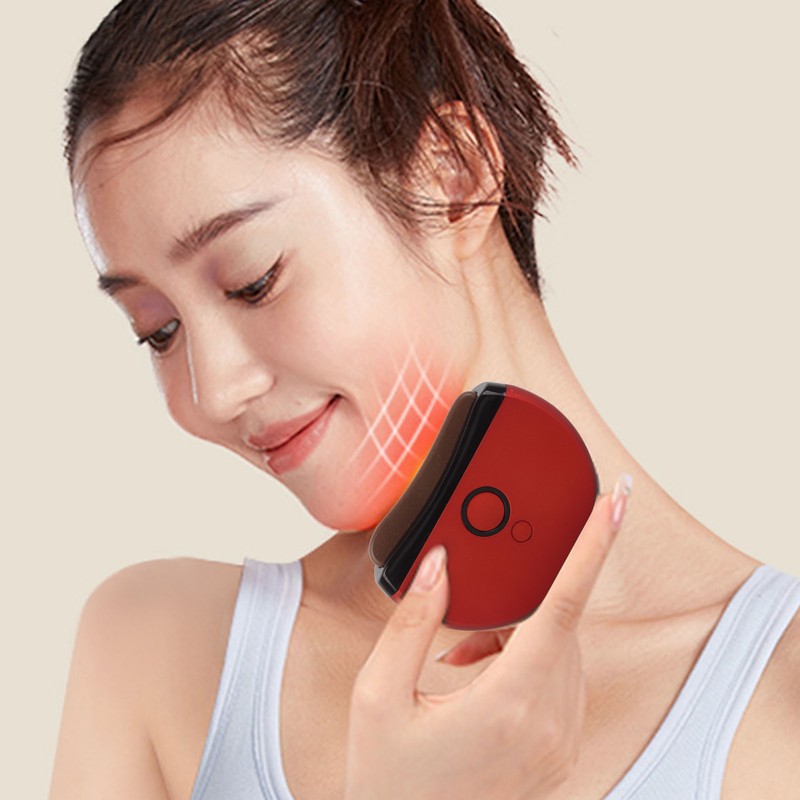 Electric Gua Sha Device Bian Stone Hot Compress Intelligent Massager