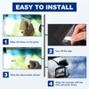 Rislobx Dashcam Windshield Sticker, 8PCS Electrostatic Stickers for Dash Cam