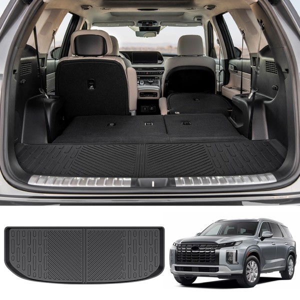 OUSUWO Car Cargo Mat Compatible with 2020-2025 Hyundai Palisade, All