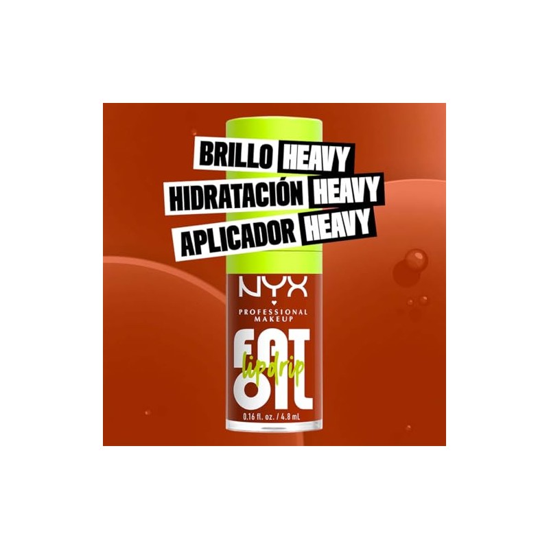 NYX PROFESSIONAL MAKEUP Fat Oil Lip Drip Gloss Tono Scrollin,
