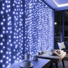 Dazzle Bright 300 LED Curtain String Lights, Christmas Fairy Lights